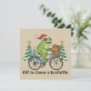 Search for funny frog christmas cards Santa claus