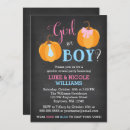 Search for chalkboard gender reveal invitations Modern
