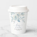 Search for baby shower paper cups Watercolor floral