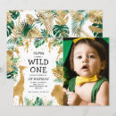 Search for photo safari invitations One year old