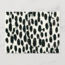 Search for abstract dots postcards Black