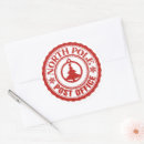 Search for red post box stickers North pole