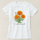 Search for marigold flower tshirts Flowers
