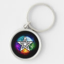 Search for wiccan key rings Pentagram