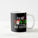 Search for special sister mugs Xmas
