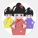 Search for japanese doll stickers Hinamatsuri