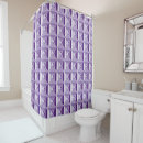 Search for purple diamond shower curtains Geometric pattern
