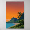 Search for palms art Tropical beach