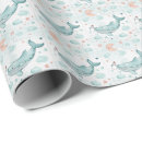 Search for baby whale wrapping paper Blue
