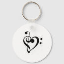 Search for clef key rings Heart
