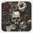 Search for dark skull stickers Flowers