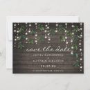Search for string lights save the dates Wood