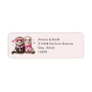 Search for couple in love return address labels Romance