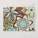 Search for modern floral design postcards Flowers