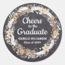 Search for chalkboard graduation stickers Graduate