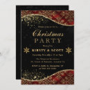 Search for damask christmas invitations Gold
