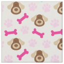 Search for pink paw prints fabric Cute