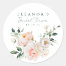 Search for watercolor pink peony stickers Bridal shower
