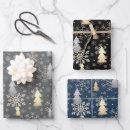 Search for black and silver christmas wrapping paper Modern