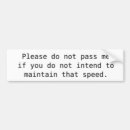 Search for passing bumper stickers Driving