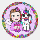 Search for african american girl birthday stickers Unicorn