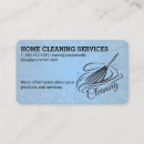 Search for cleaning service business cards Broom