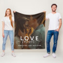 Search for couple photo blankets Simple