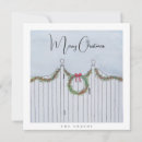 Search for fencing christmas cards Wreath