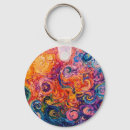 Search for psychedelic key rings Colourful