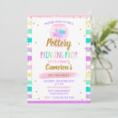 Search for pottery painting invitations Pastel