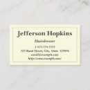 Search for hairdresser business cards Simple
