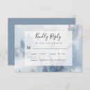Search for dusty blue rsvp cards Rustic