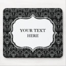 Search for white damask pattern mousepads Vintage