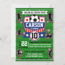 Search for soccer game birthday invitations Futbol