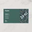 Search for dragonflies business cards Floral