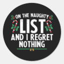 Search for i regret nothing stickers Santa