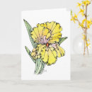 Search for iris watercolor cards Yellow