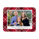 Search for holiday photo magnets Plaid