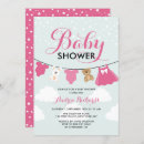Search for pink dress baby shower invitations Script