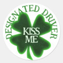 Search for lucky design stickers Shamrock