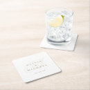 Search for monogrammed beverage napkins Minimalist