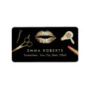 Search for lip print return address labels Makeup artist