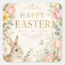 Search for vintage easter card stickers Bunny