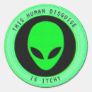 Search for cute spaceship stickers Alien