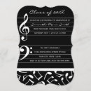 Search for high school musical invitations Black and white