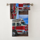 Search for fire engine bathroom accessories Fireman