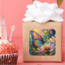 Search for colourful butterfly stickers Wildflowers