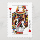Search for casino bridal shower invitations Queen of hearts