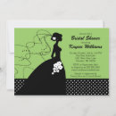 Search for silhouette bridal shower invitations Bride