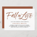 Search for fall rehearsal dinner invitations Fall in love